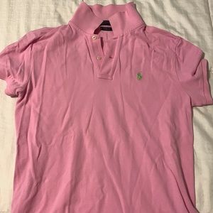 Pink Ralph Lauren polo